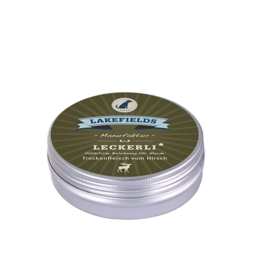 Lakefields – pamlsky ze sušeného jeleního masa - Velikost balení: 3 x 50 g