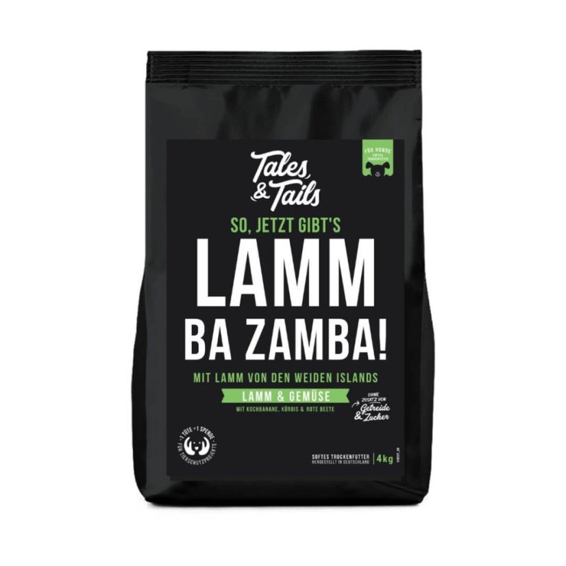 Tales&Tails - jehněčí maso a zelenina - Velikost balení: 3x4 kg