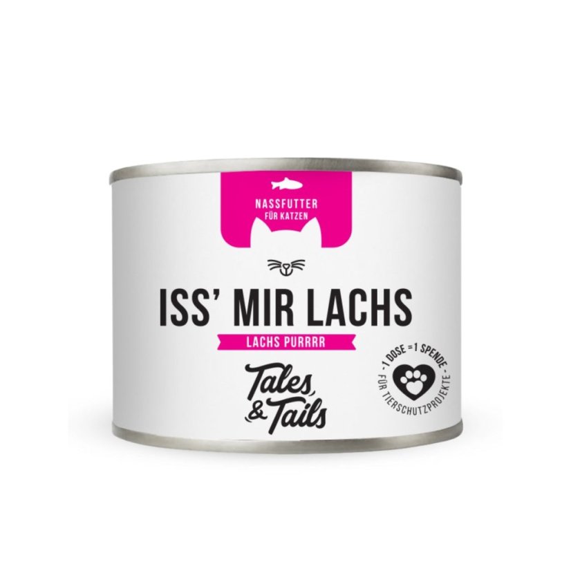 Tales&Tails – lososová konzerva 200 g - Velikost balení: 12 x 200 g