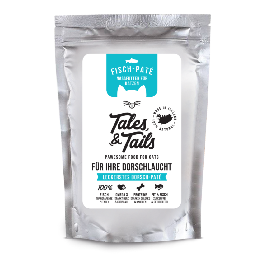 Tales&Tails – 100% tresčí paté 100 g - Velikost balení: 6 x 100 g