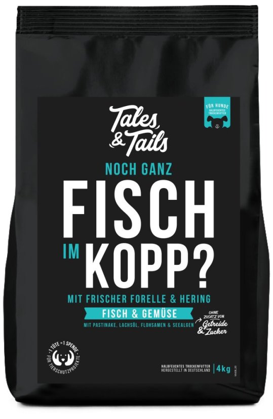 Tales&Tails – ryby a zelenina - Velikost balení: 4 kg
